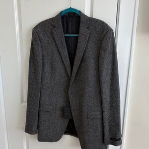 John Varvatos Gray Herringbone Sport Coat